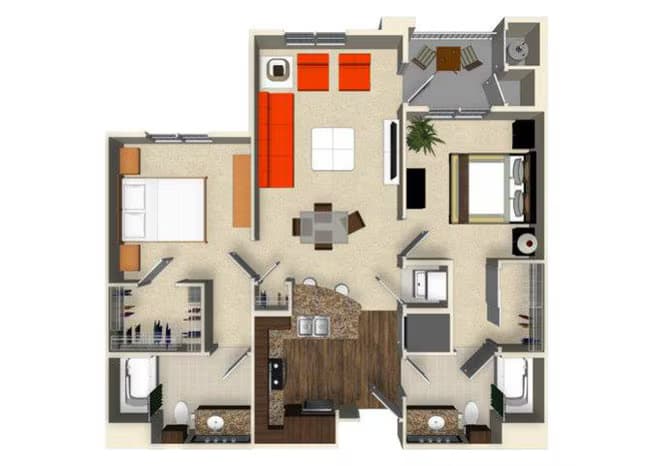 B1 1216 floor plan