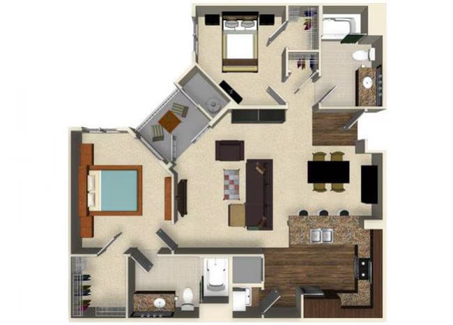 B3A 2416 floor plan