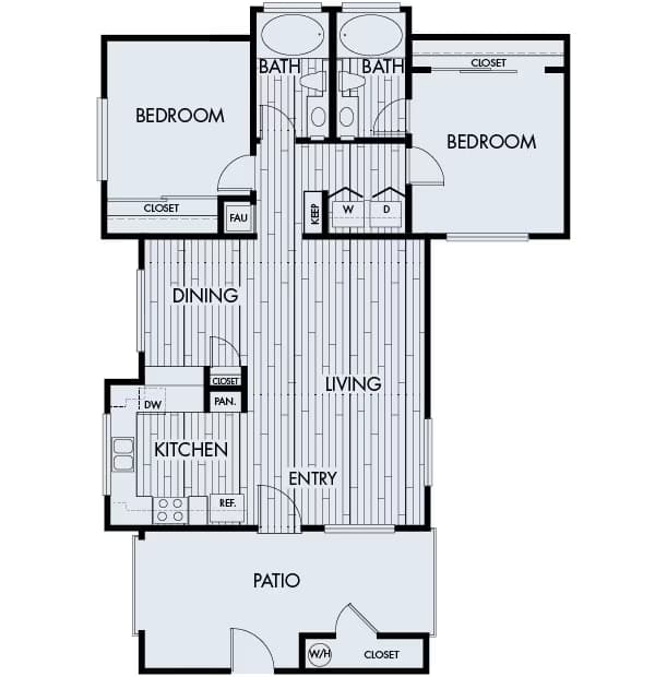Park Sierra Plan 2B 1535 floor plan