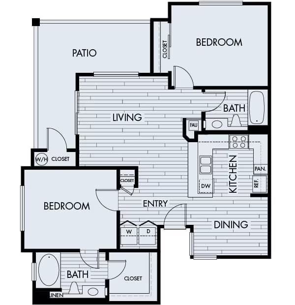 Park Sierra Plan 2C 0421 floor plan