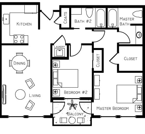 B2 floor plan