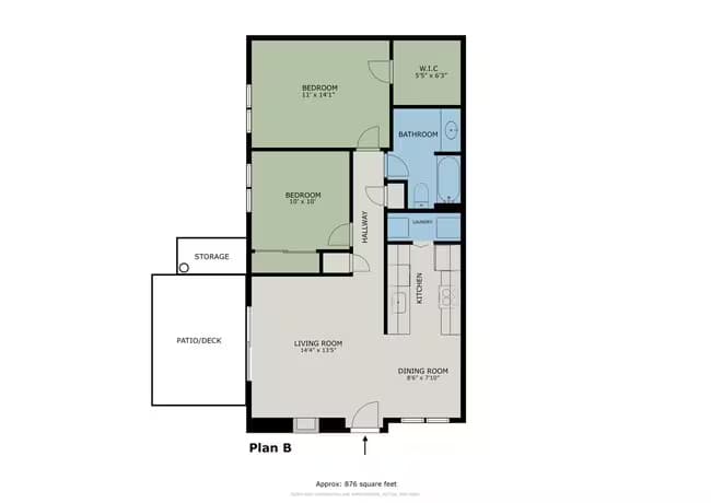 Plan B 8174F floor plan