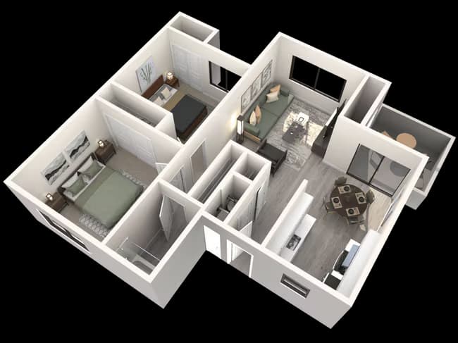 Plan D 4858-F floor plan
