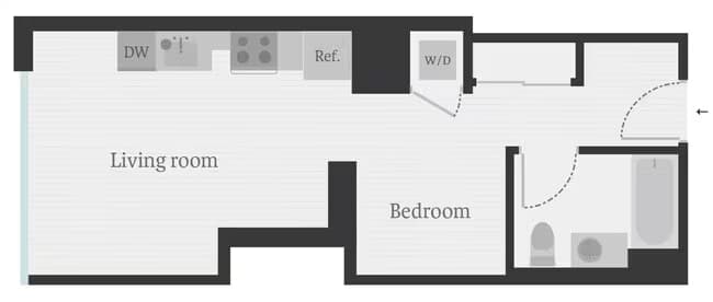 SF Ballet 708 floor plan