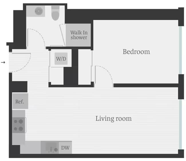 SF Jazz 1209 floor plan