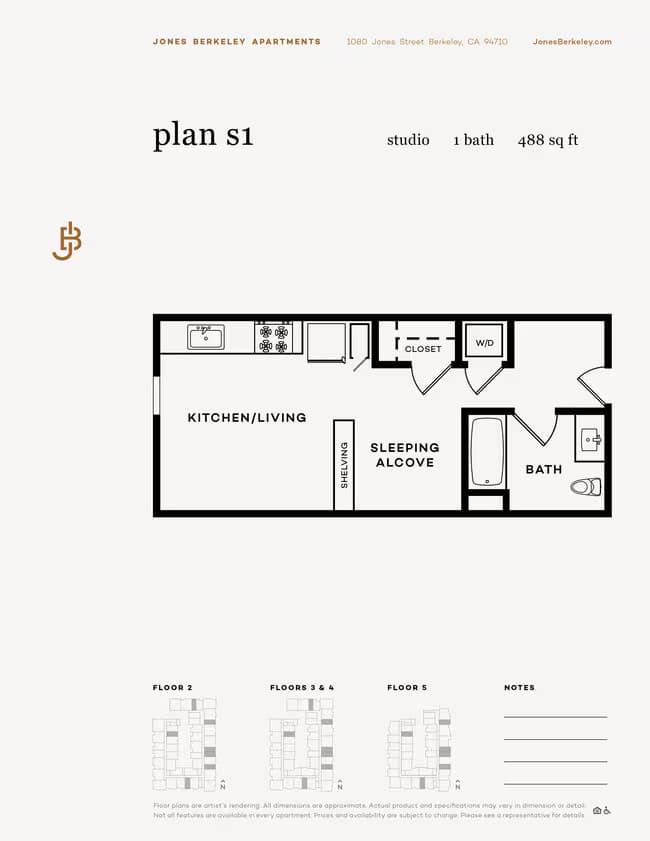 S1 234 floor plan