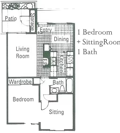 The Baron 55 floor plan