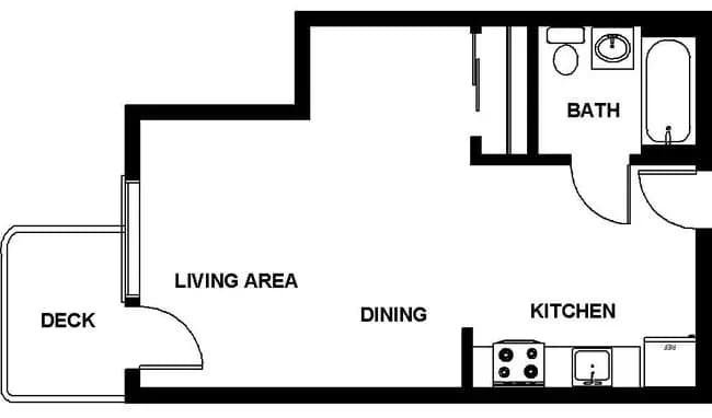Studio 269 floor plan