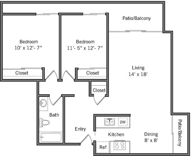 2A 0739 floor plan