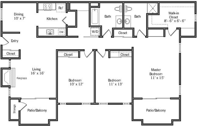 3C 2121 floor plan