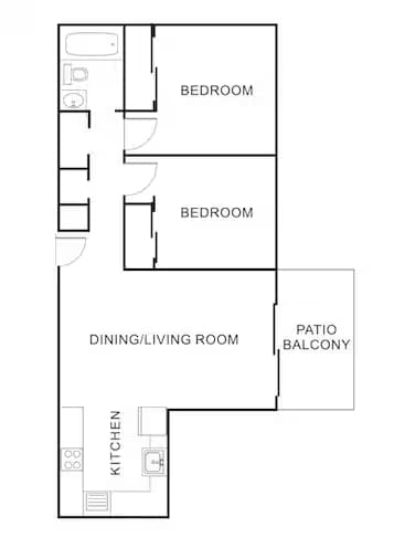 2x1 3 floor plan