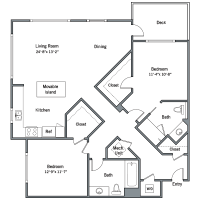 Plan 2ZH 2106 floor plan