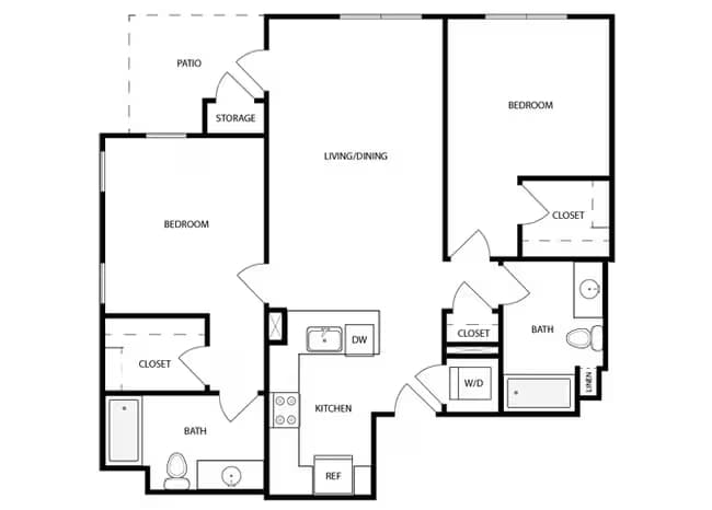 Floor Plan D 221 floor plan
