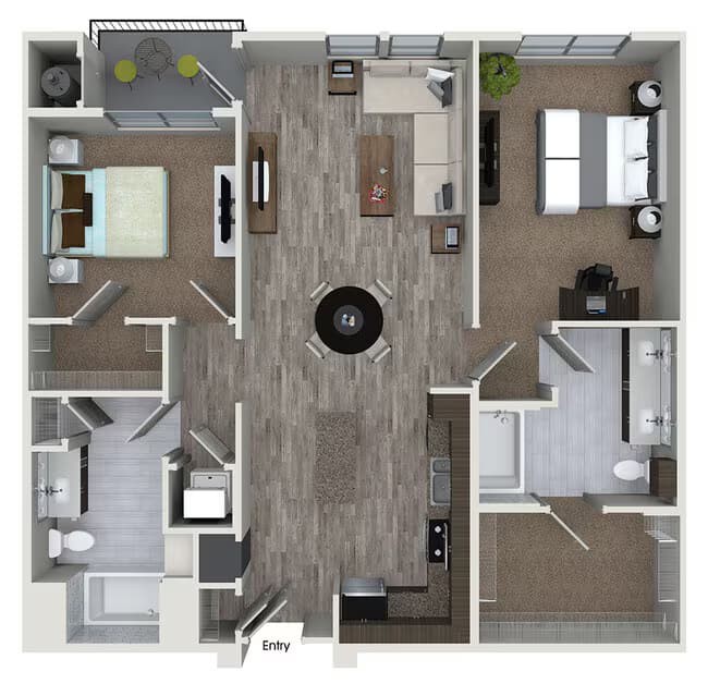 B5 393 floor plan