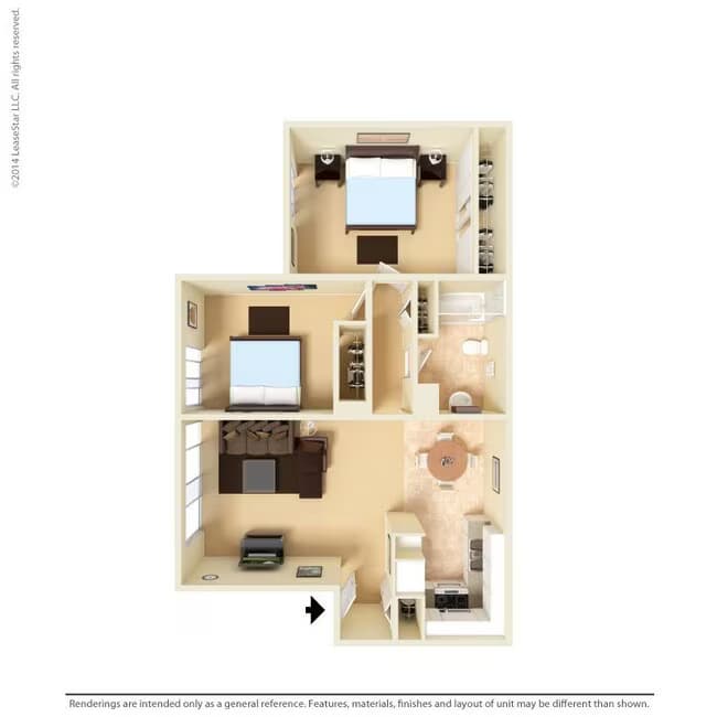 2x1M 106 floor plan