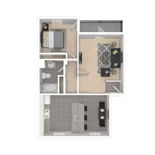 Sequoyah 1x1 29 floor plan