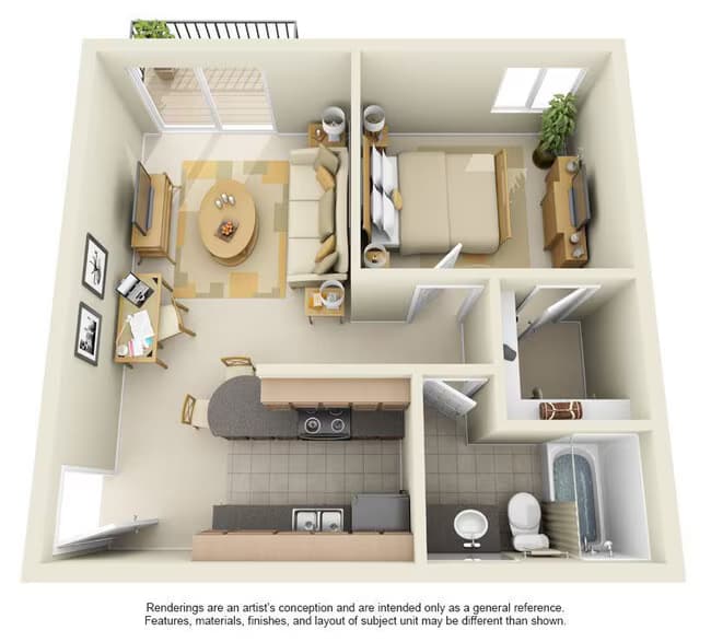 A2 floor plan