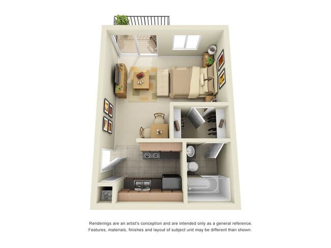 E1 floor plan