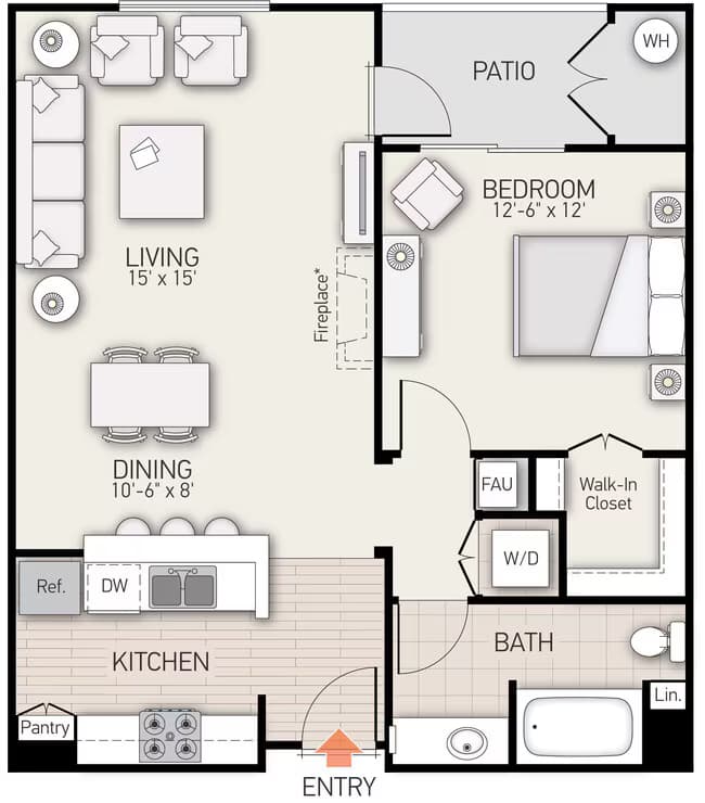 Plan A 201 floor plan