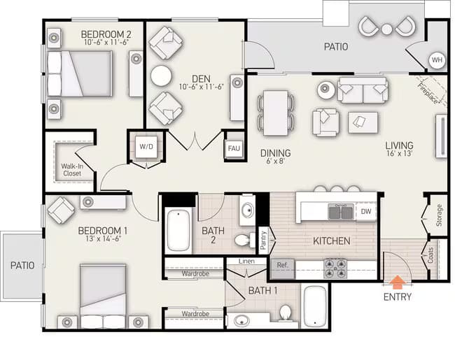 Plan J 205 floor plan