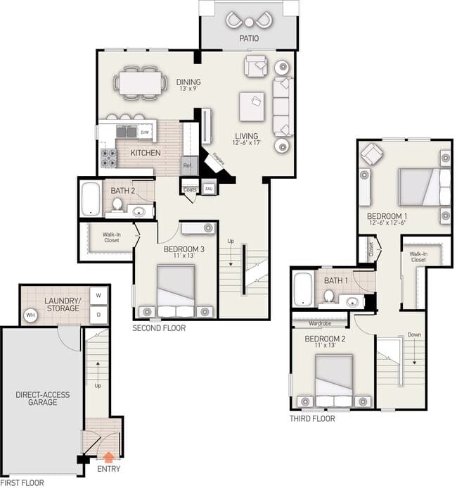 Plan K 101 floor plan