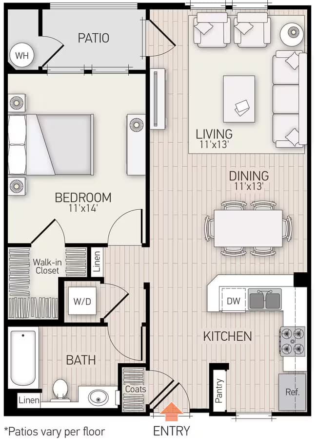 Plan A 2103 floor plan