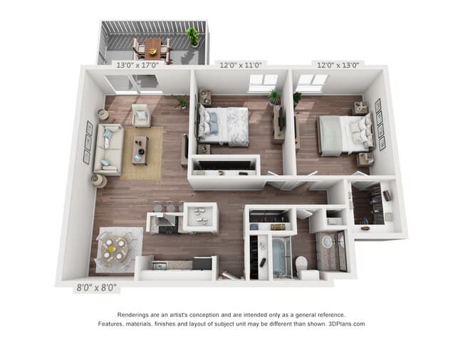 2X1 floor plan