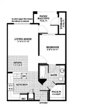 A1 floor plan
