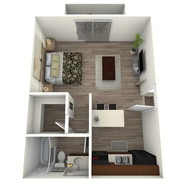The Bridgescape AA103 floor plan