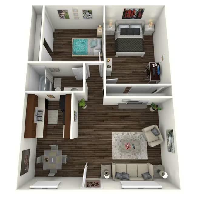 The Brooklyn M103 floor plan