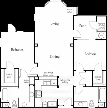 London 304 floor plan