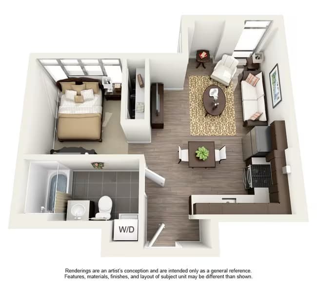 Studio 0610 floor plan