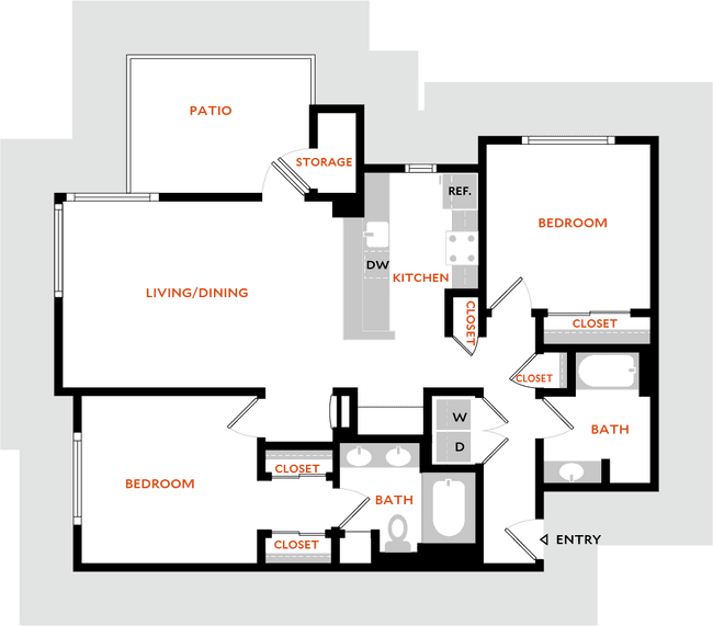 Plan 2G 3203 floor plan