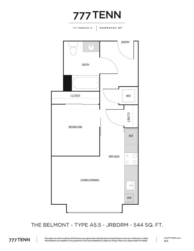 The Belmont floor plan