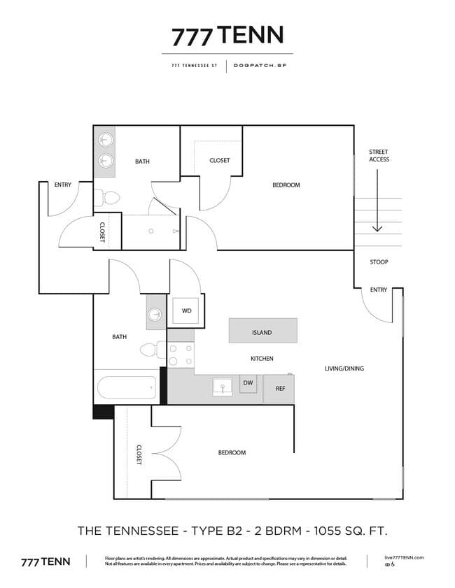 The Tennessee floor plan