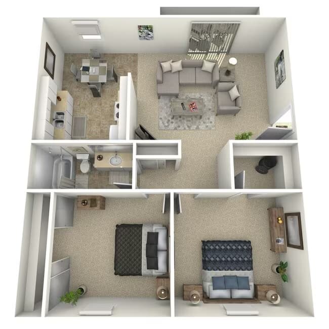 Plan C 52 floor plan