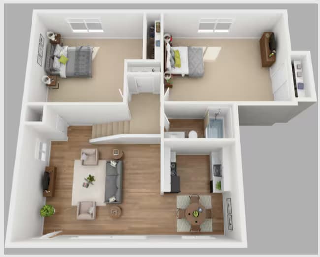 2x1 classic 2 19 floor plan