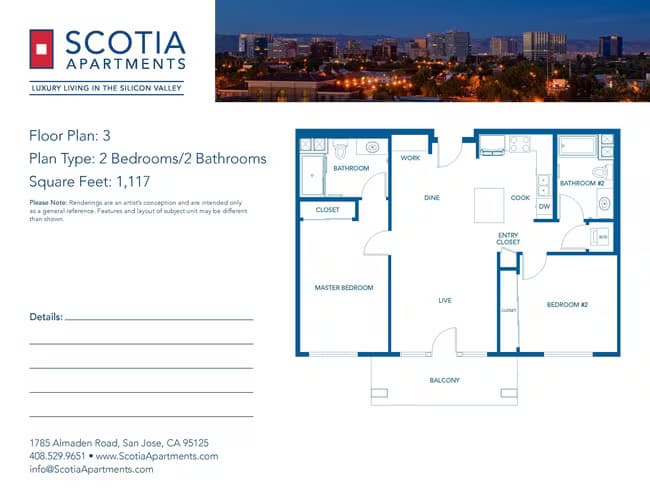 Plan 3 206 floor plan