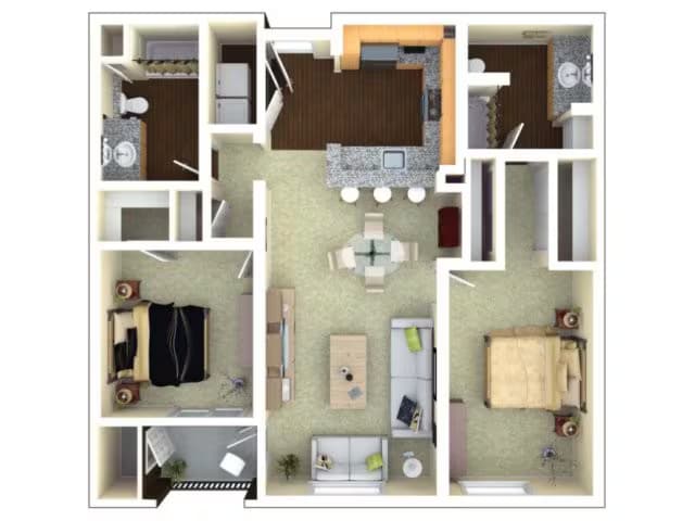 Plan 4 1330 floor plan