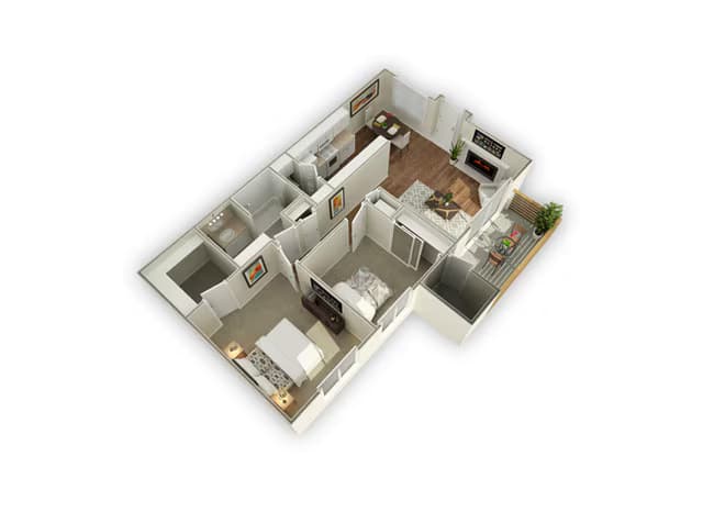 2X1-876-Classic 6511G floor plan