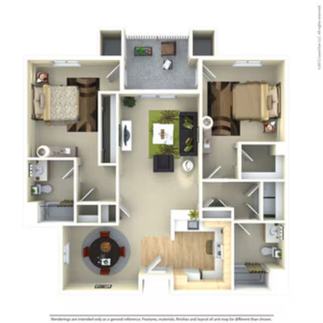 The Capri BMR 326 floor plan