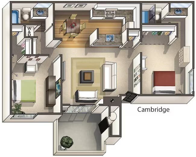 Cambridge 235 floor plan