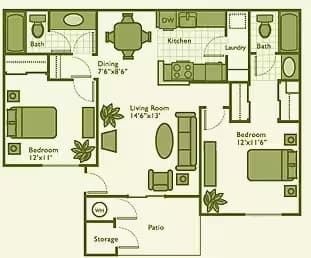 Winter 1005 floor plan