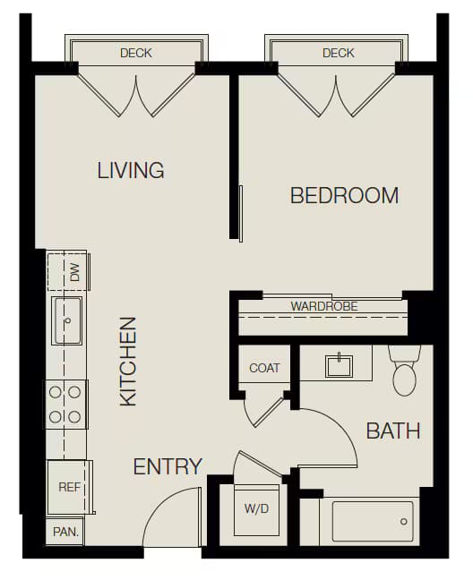 Plan 1A floor plan
