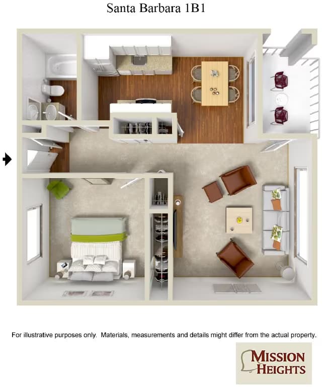 Santa Barbara 111 floor plan