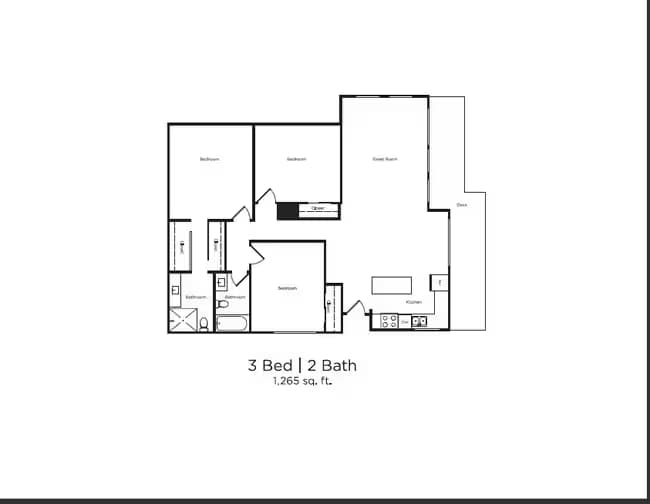 3x2 417 floor plan