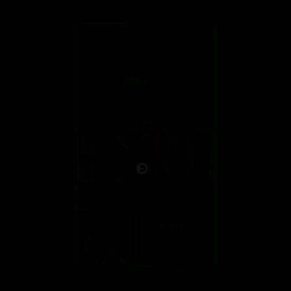 1X1 JR 120 floor plan