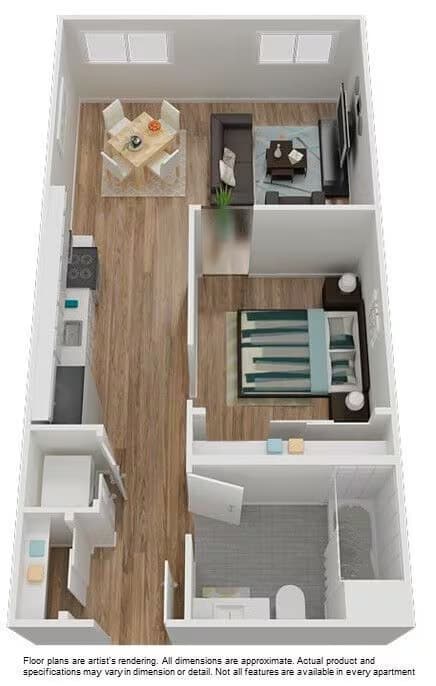 A-Jr. 1x1 332 floor plan