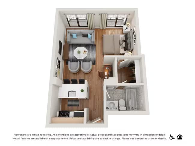 Studio floor plan