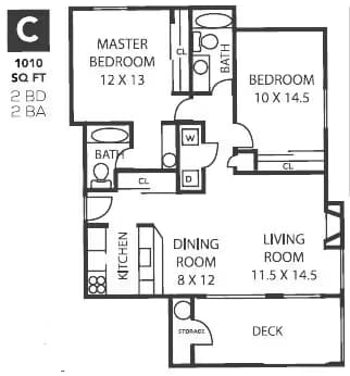 The Highlands 1111 floor plan